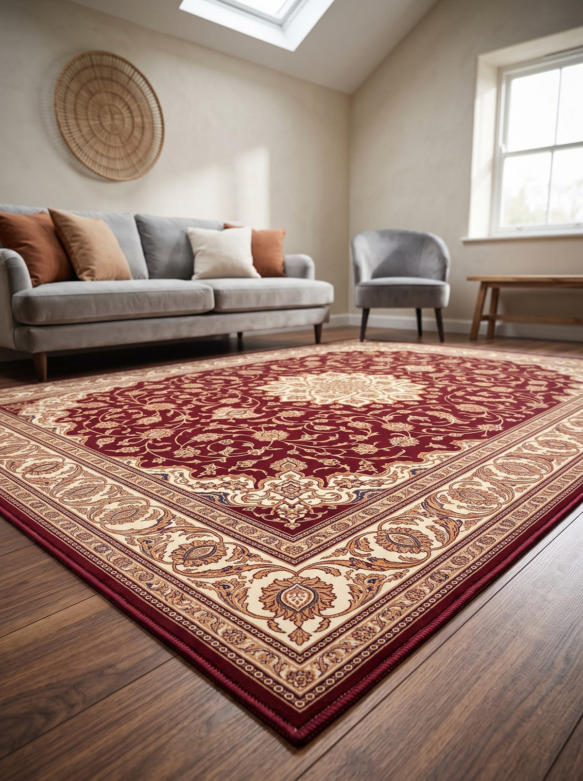 Bambu halı doku ve kenar detayı MS-0018